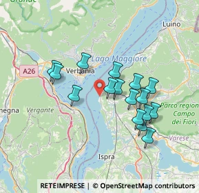 Mappa Via dei Pescatori, 21014 Laveno-Mombello VA, Italia (6.18125)