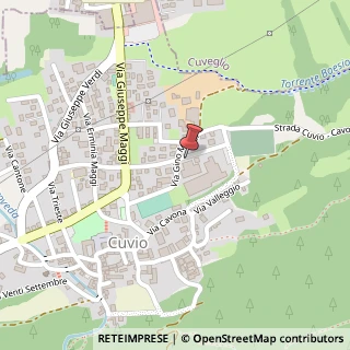 Mappa Via Giovanni XXIII, 5, 21030 Cuvio, Varese (Lombardia)