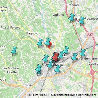Mappa Via Arturo Toscanini, 31015 Conegliano TV, Italia (1.8515)