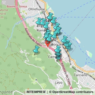 Mappa Via per Campino, 28838 Stresa VB, Italia (0.65417)