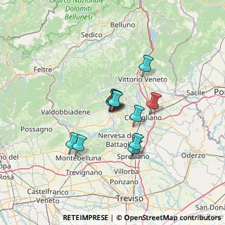 Mappa Via Papa Luciani, 31053 Pieve di Soligo TV, Italia (9.18091)
