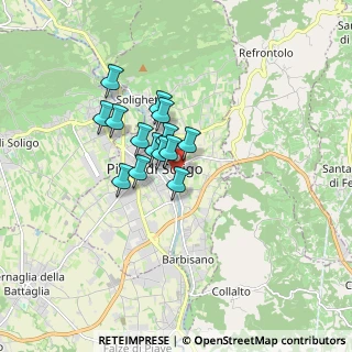 Mappa Via Papa Luciani, 31053 Pieve di Soligo TV, Italia (1.11357)