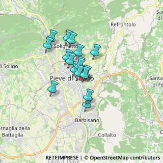 Mappa Via Papa Luciani, 31053 Pieve di Soligo TV, Italia (1.17118)