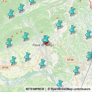 Mappa Via Papa Luciani, 31053 Pieve di Soligo TV, Italia (6.365)