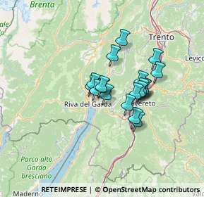 Mappa Via Fibbie, 38062 Arco TN, Italia (9.234)