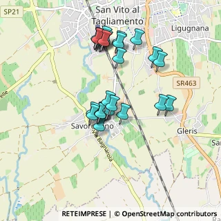 Mappa Via S. Vito, 33078 San Vito al Tagliamento PN, Italia (0.83333)