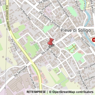 Mappa Via capovilla 11/b, 31053 Pieve di Soligo, Treviso (Veneto)