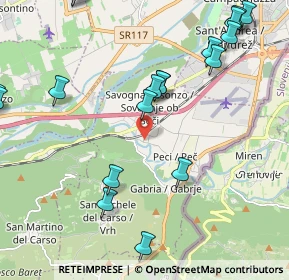 Mappa Via Malnišče, 34070 Savogna D'Isonzo GO, Italia (2.724)