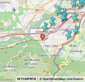 Mappa Via Malnišče, 34070 Savogna D'Isonzo GO, Italia (2.85417)