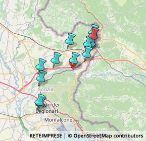 Mappa Via Malnišče, 34070 Savogna D'Isonzo GO, Italia (6.17615)