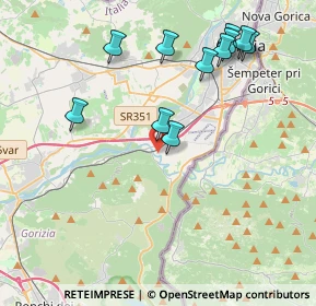 Mappa Via Malnišče, 34070 Savogna D'Isonzo GO, Italia (4.22727)