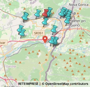 Mappa Via Malnišče, 34070 Savogna D'Isonzo GO, Italia (4.023)