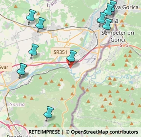 Mappa Via Malnišče, 34070 Savogna D'Isonzo GO, Italia (5.35182)
