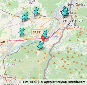 Mappa Via Malnišče, 34070 Savogna D'Isonzo GO, Italia (4.42182)