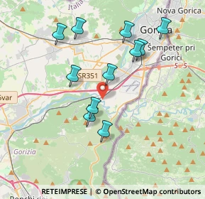 Mappa Via Malnišče, 34070 Savogna D'Isonzo GO, Italia (3.57636)
