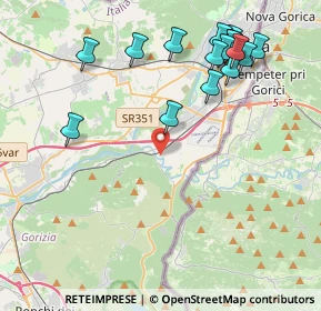 Mappa Via Malnišče, 34070 Savogna D'Isonzo GO, Italia (4.70625)