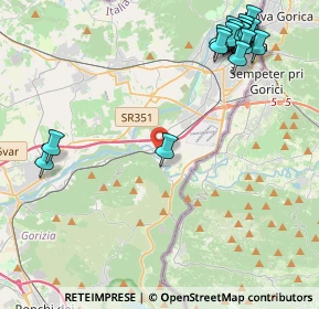 Mappa Via Malnišče, 34070 Savogna D'Isonzo GO, Italia (5.612)