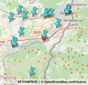 Mappa Via Malnišče, 34070 Savogna D'Isonzo GO, Italia (5.11722)