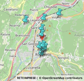 Mappa Via Emilio Chiocchetti, 38068 Rovereto TN, Italia (1.29667)