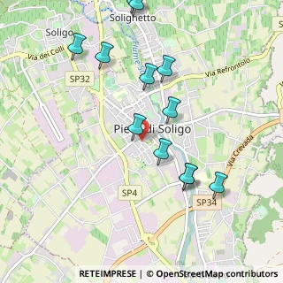 Mappa Via Mure, 31053 Pieve di Soligo TV, Italia (1.055)