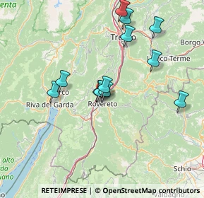 Mappa Via E. Chiocchetti, 38068 Rovereto TN, Italia (13.29333)