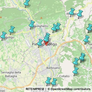 Mappa Via Chisini, 31053 Pieve di Soligo TV, Italia (2.9385)