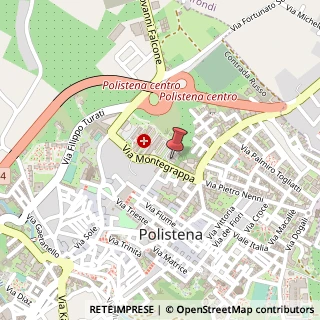 Mappa Via Montegrappa, 3, 89024 Polistena, Reggio di Calabria (Calabria)