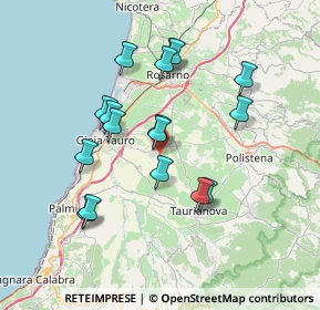 Mappa Via Mario la Cava, 89016 Rizziconi RC, Italia (7.41294)