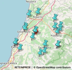 Mappa Via Mario la Cava, 89016 Rizziconi RC, Italia (8.7075)
