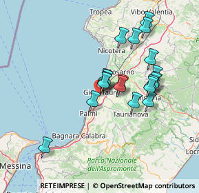 Mappa Cda San Francesco snc, 89015 Palmi RC, Italia (14.0075)