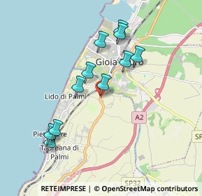 Mappa Cda San Francesco snc, 89015 Palmi RC, Italia (1.93727)