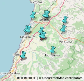 Mappa Via Sandro Pertini, 89016 Rizziconi RC, Italia (6.85133)