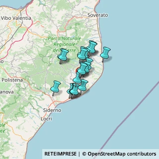 Mappa 89040 Placanica RC, Italia (8.5805)