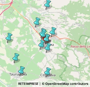 Mappa 89024 Polistena RC, Italia (3.94571)