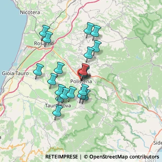 Mappa Vicino UFFICIO POSTALE, 89024 Polistena RC, Italia (6.7675)