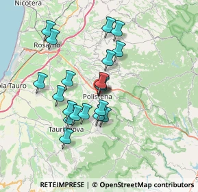 Mappa Via dei Fiori, 89024 Polistena RC, Italia (6.828)
