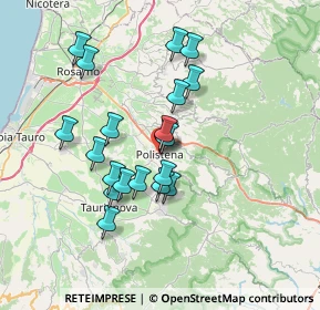 Mappa Via Carignano, 89024 Polistena RC, Italia (6.763)