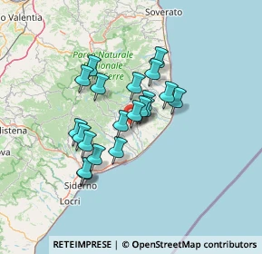 Mappa Via Piave, 89040 Placanica RC, Italia (11.3365)