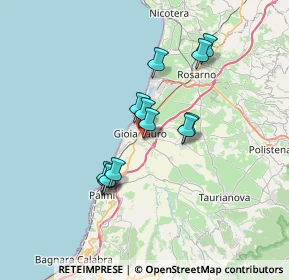 Mappa Via Lottizzazione Sbaglia, 89013 Gioia Tauro RC, Italia (6.1775)