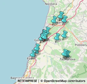 Mappa Via Lottizzazione Sbaglia, 89013 Gioia Tauro RC, Italia (6.14167)