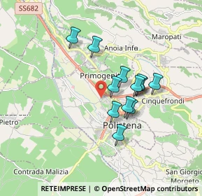 Mappa Viale Enrico Mattei, 89024 Polistena RC, Italia (1.525)