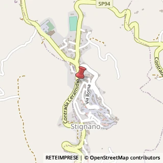 Mappa Via Piemonte, 5, 89040 Stignano, Reggio di Calabria (Calabria)