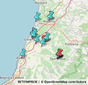 Mappa Contrada Parcheria, 89016 Rizziconi RC, Italia (6.24789)