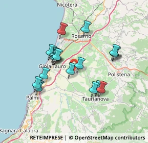 Mappa Rizziconi, 89016 Rizziconi RC, Italia (6.96316)