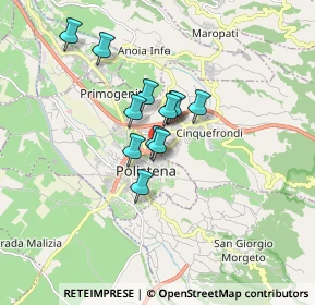 Mappa Via on Luigi Longo, 89121 Polistena RC, Italia (1.28167)