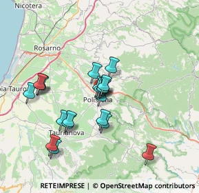Mappa Via on Luigi Longo, 89121 Polistena RC, Italia (6.8435)