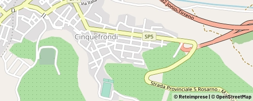 Mappa Cinquefrondi