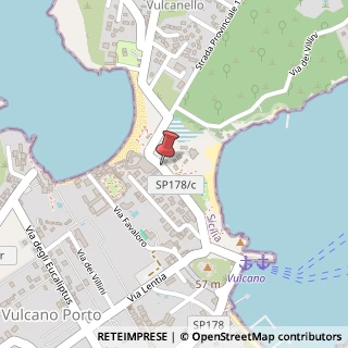 Mappa Via Porto Ponente, 185, 98050 Lipari, Messina (Sicilia)