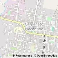 Kaart Carpaneto Piacentino