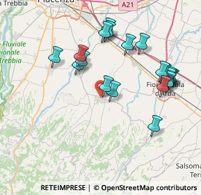 Mappa Via Aldo Moro, 29013 Carpaneto Piacentino PC, Italia (7.9455)